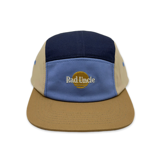 **COMING SOON** Rad Uncle Spliced 5 Panel Twill Cap | Blues