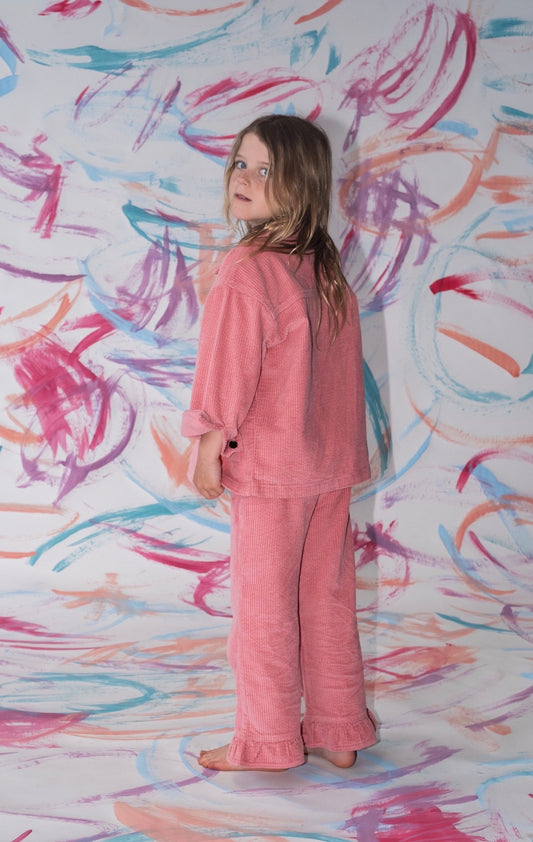 Organic Cord Fill Pant | Sorbet