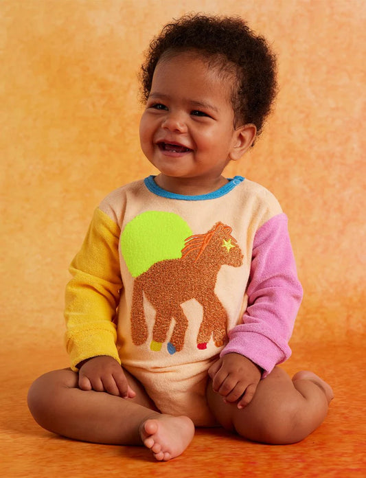 Terry Long Sleeve Bodysuit | Giddy Up