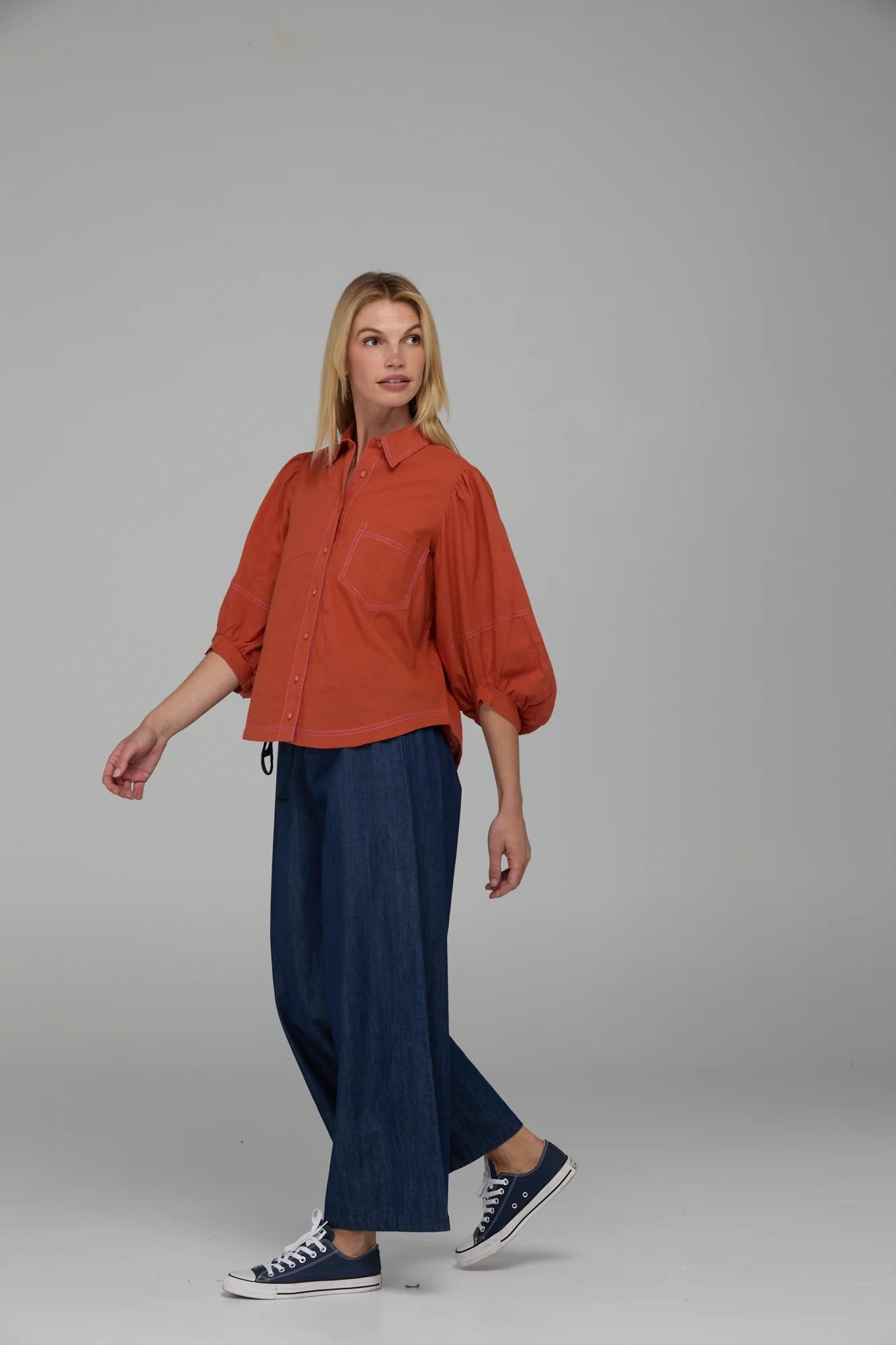 Pari Shirt | Burnt Orange