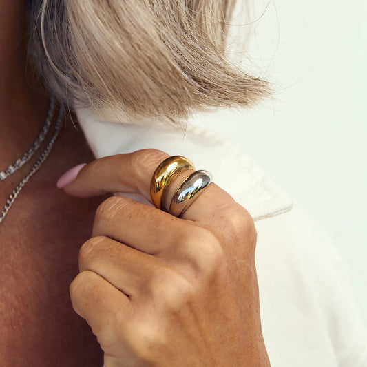 Georgia Ring | Two Tone
