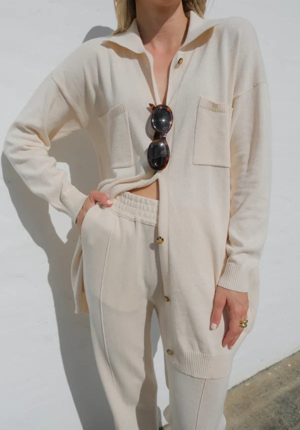 Zara Front Seam Pant | Frost