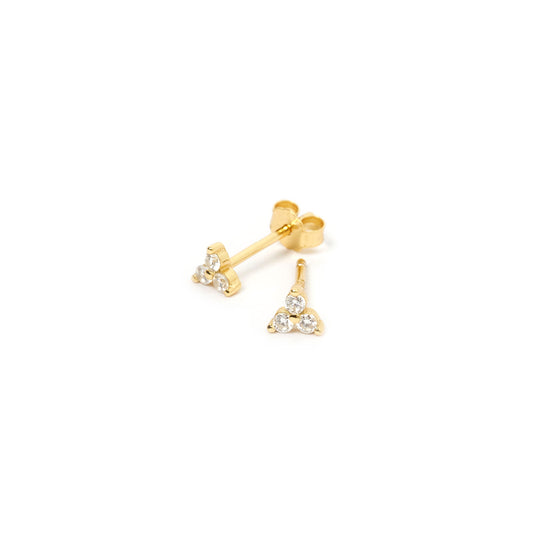 Cassia Stud Earrings | Stone