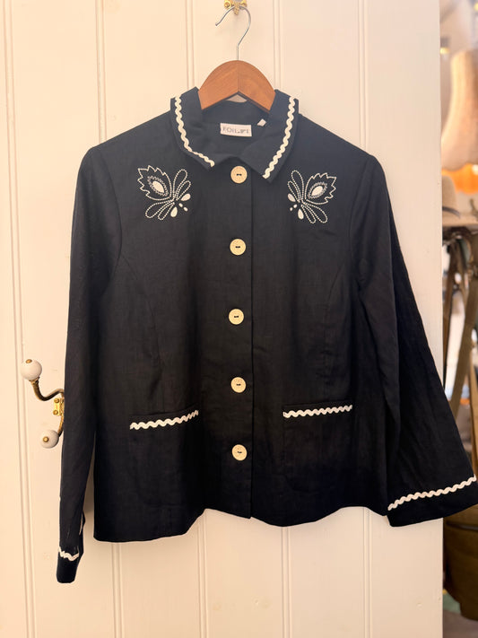 Folk Yeah Jacket | True Navy