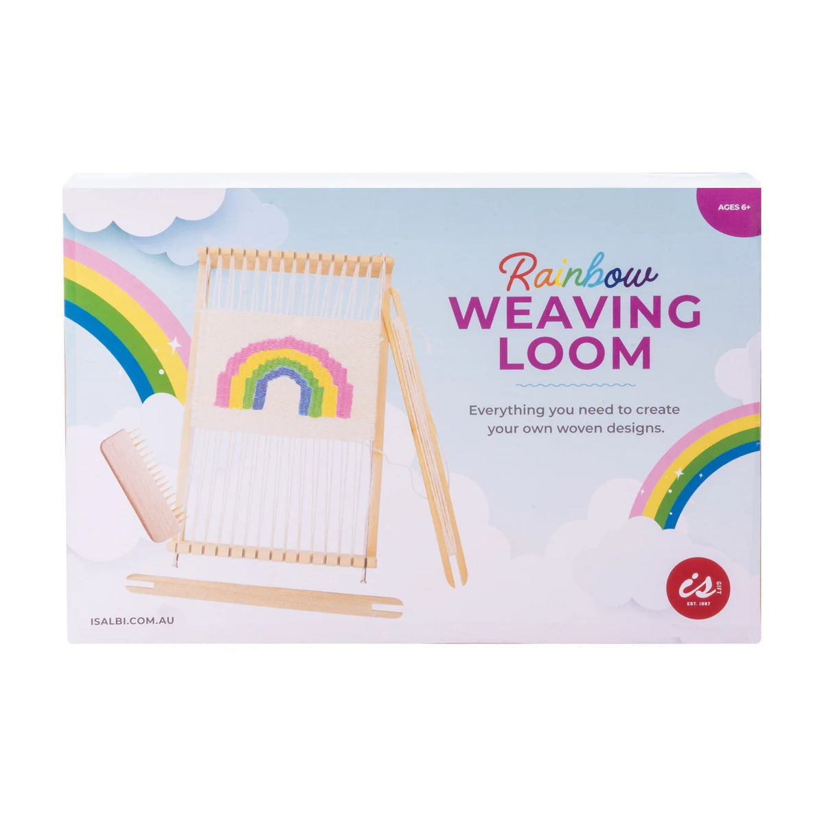 Zone Rainbow Wooden Weaving Loom | Multi-Coloured