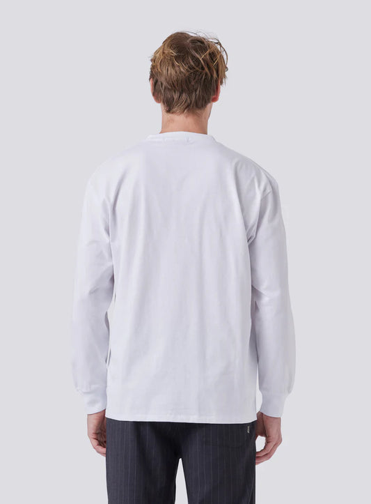 P-Leisure College LS Tee | White