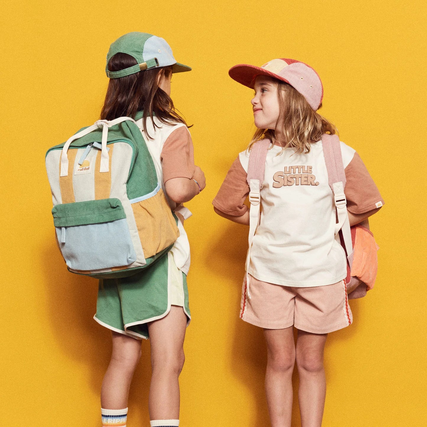 Corduroy Splice Eco Kids Backpack | Lagoon