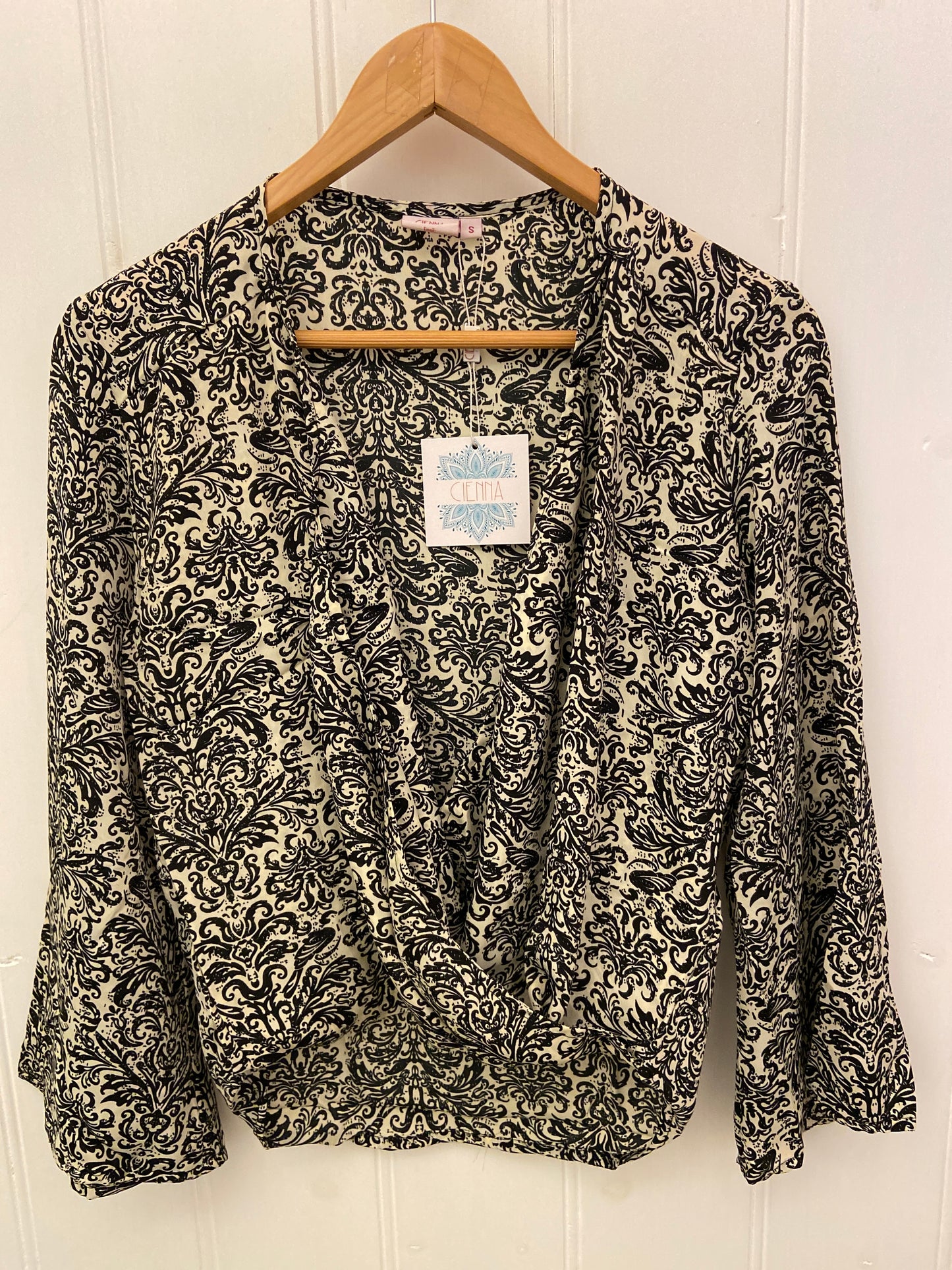 Damask Cross Over Top