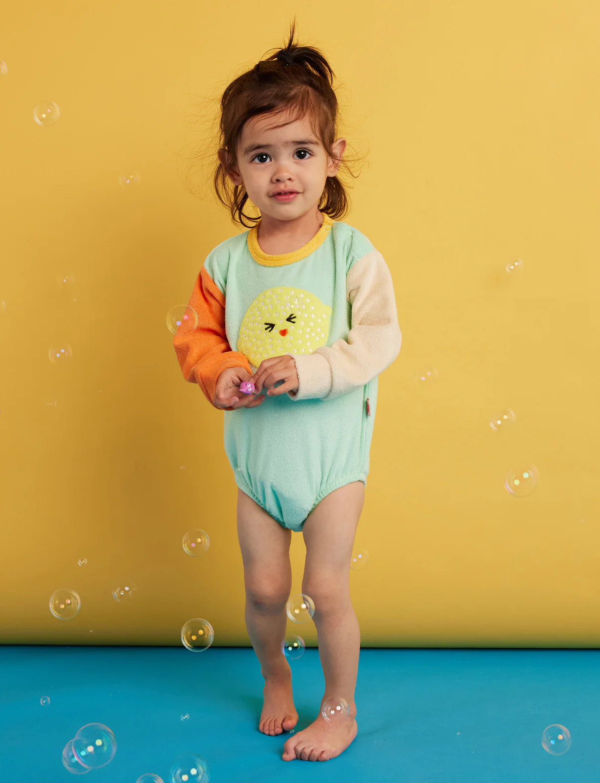 Terry Long Sleeve Bodysuit | Peel Party