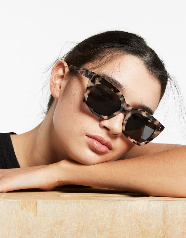 Antagonist Sunglasses | White Tort