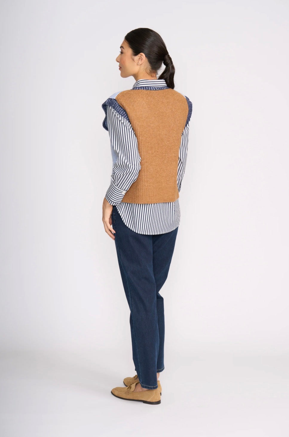 Plush Love Vest | Blue Combo