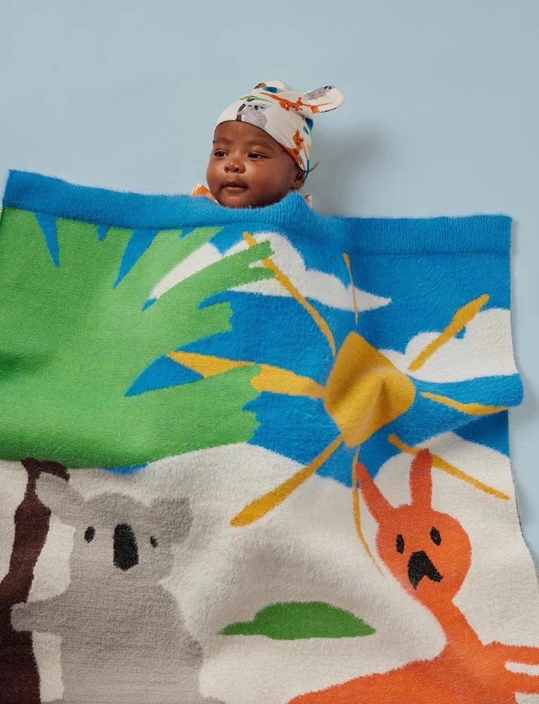 Fluffy Knit Baby Blanket | Yo’s Country