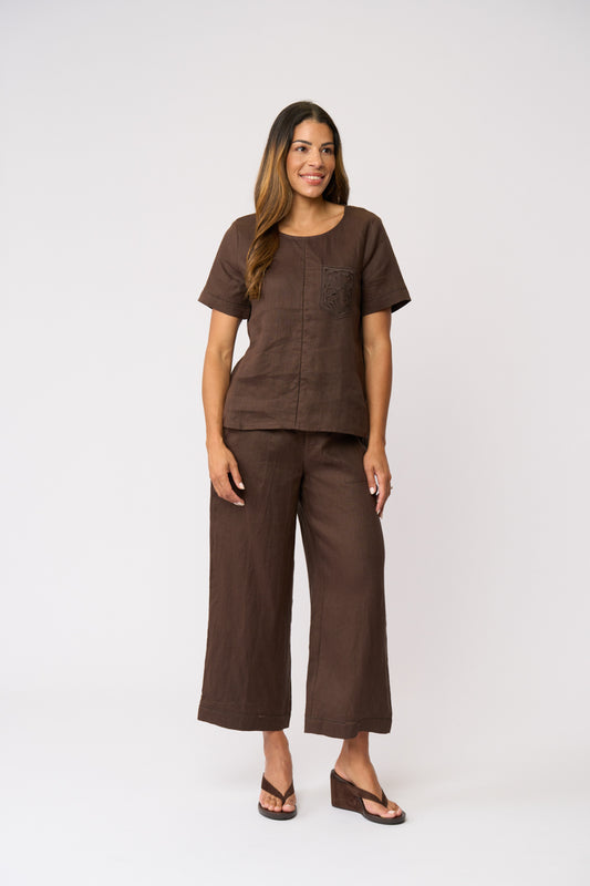Top Rank Pant | Cocoa