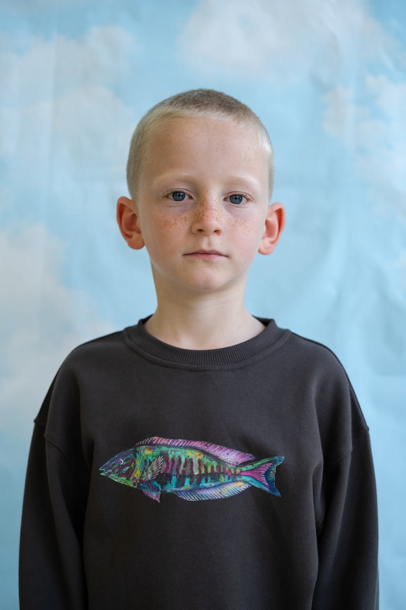Parrot Fish Jumper | Ash