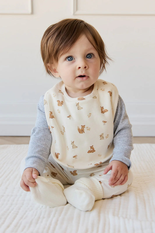 Organic Cotton Bib | Forest Friends