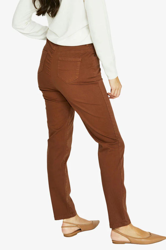 Luxury Pocket Trim Jean | Chestnut