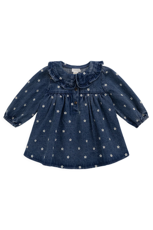 Ira Dress | Josie Floral Denim