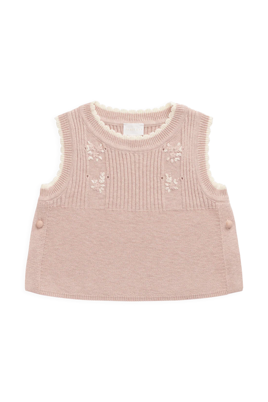 Abbie Knitted Top | Sweetpea Marle Abbie Flower