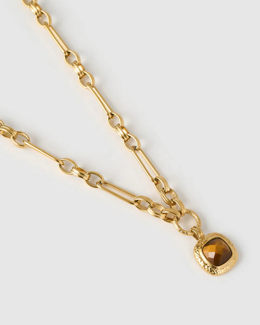 Mason Necklace | Tiger's Eye