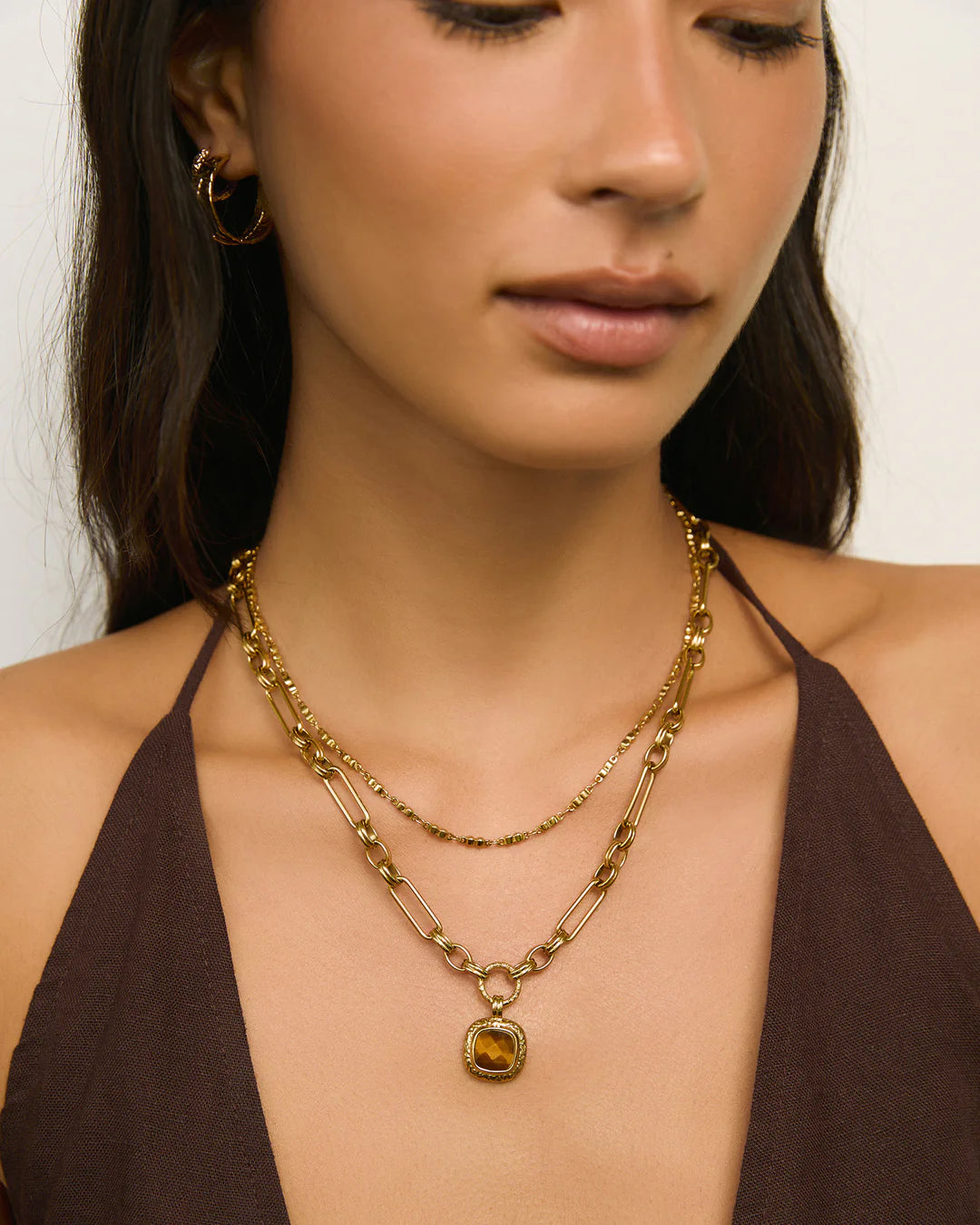 Mason Necklace | Tiger's Eye
