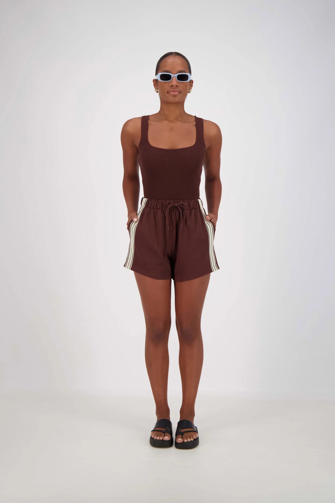 Panarea Shorts | Brown