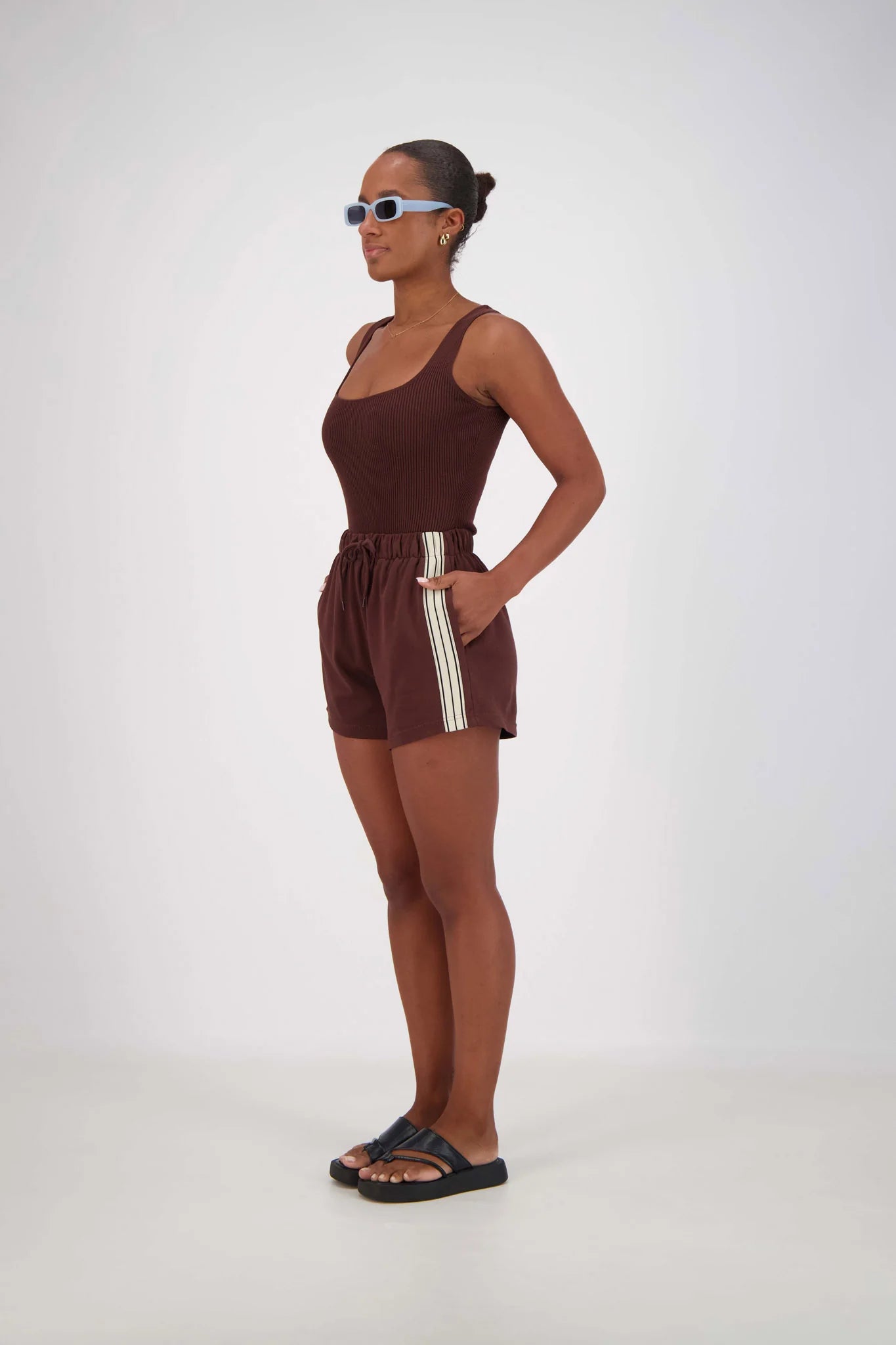 Panarea Shorts | Brown