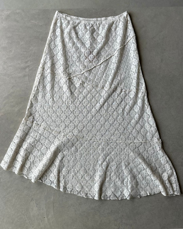 'Moonlace' Lace Midi Skirt