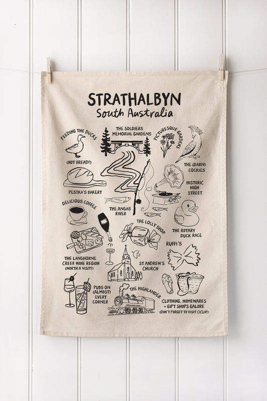 Strathalbyn Icons Tea Towel