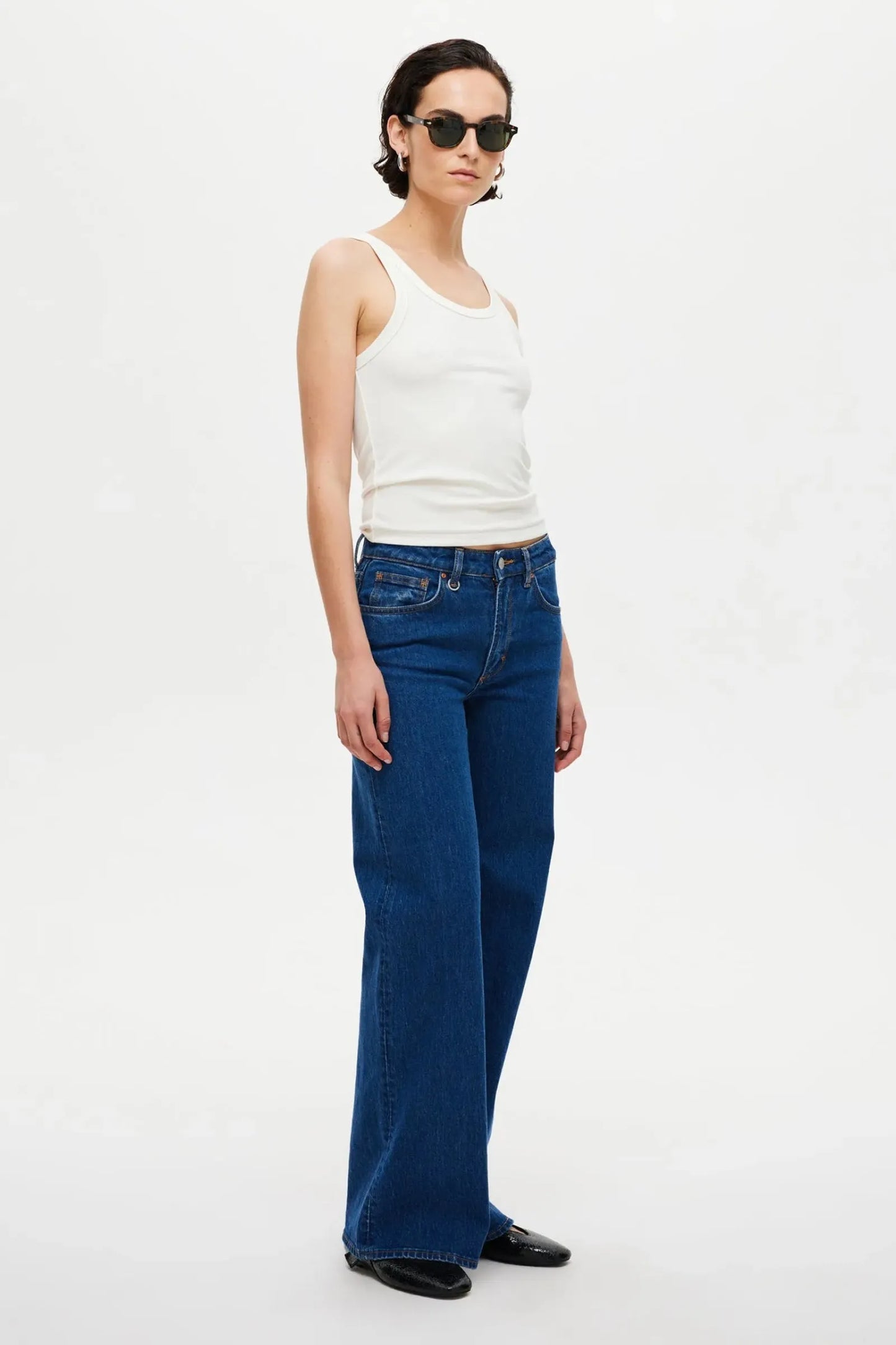 Eva Wide Leg Jean | Royal Indigo