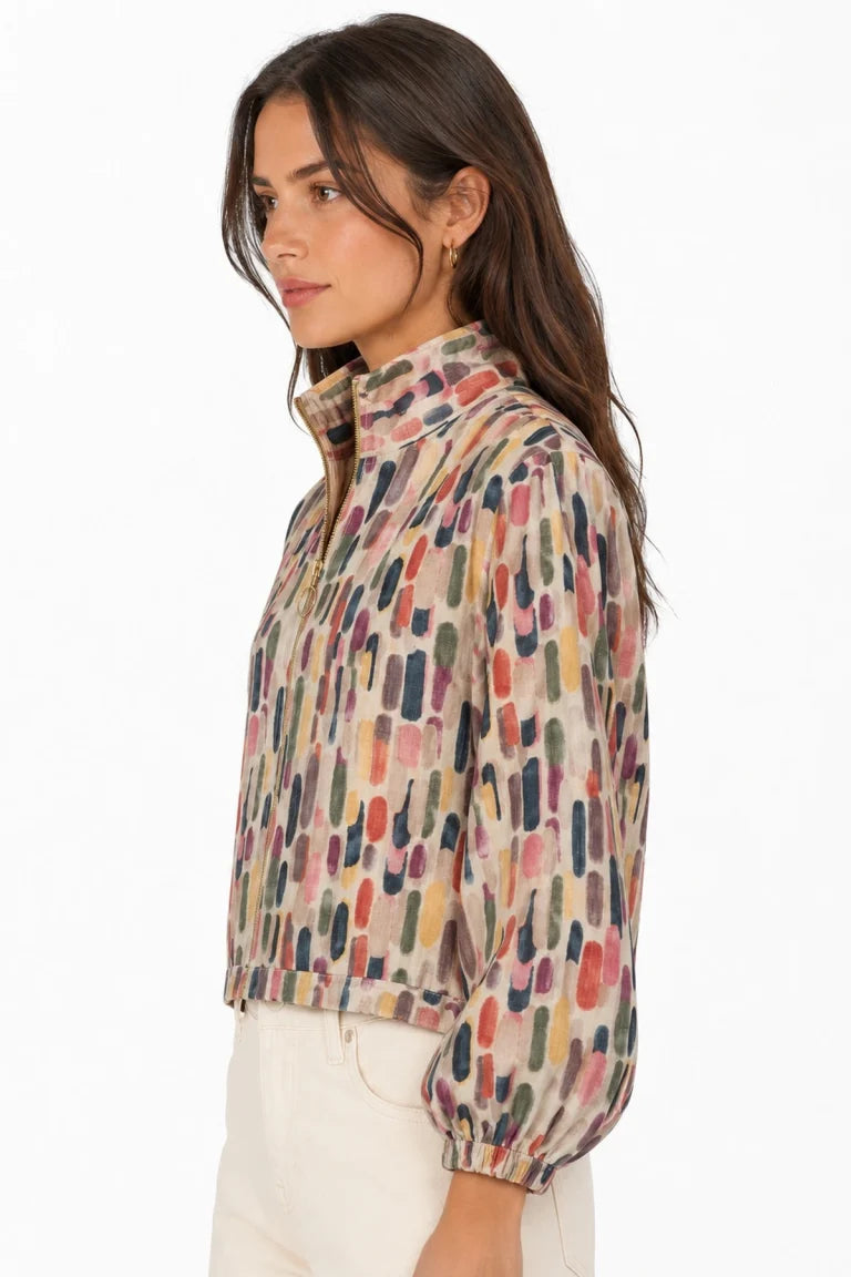 Paloma Linen Jacket | Block Art