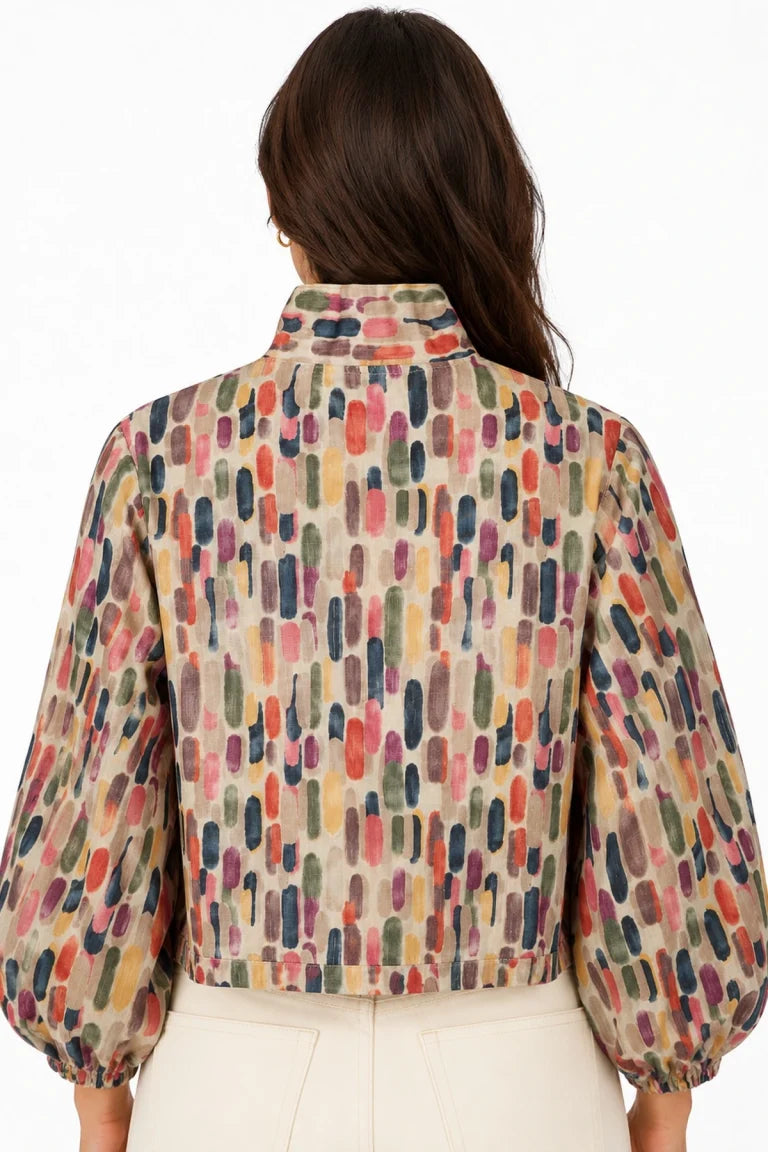 Paloma Linen Jacket | Block Art