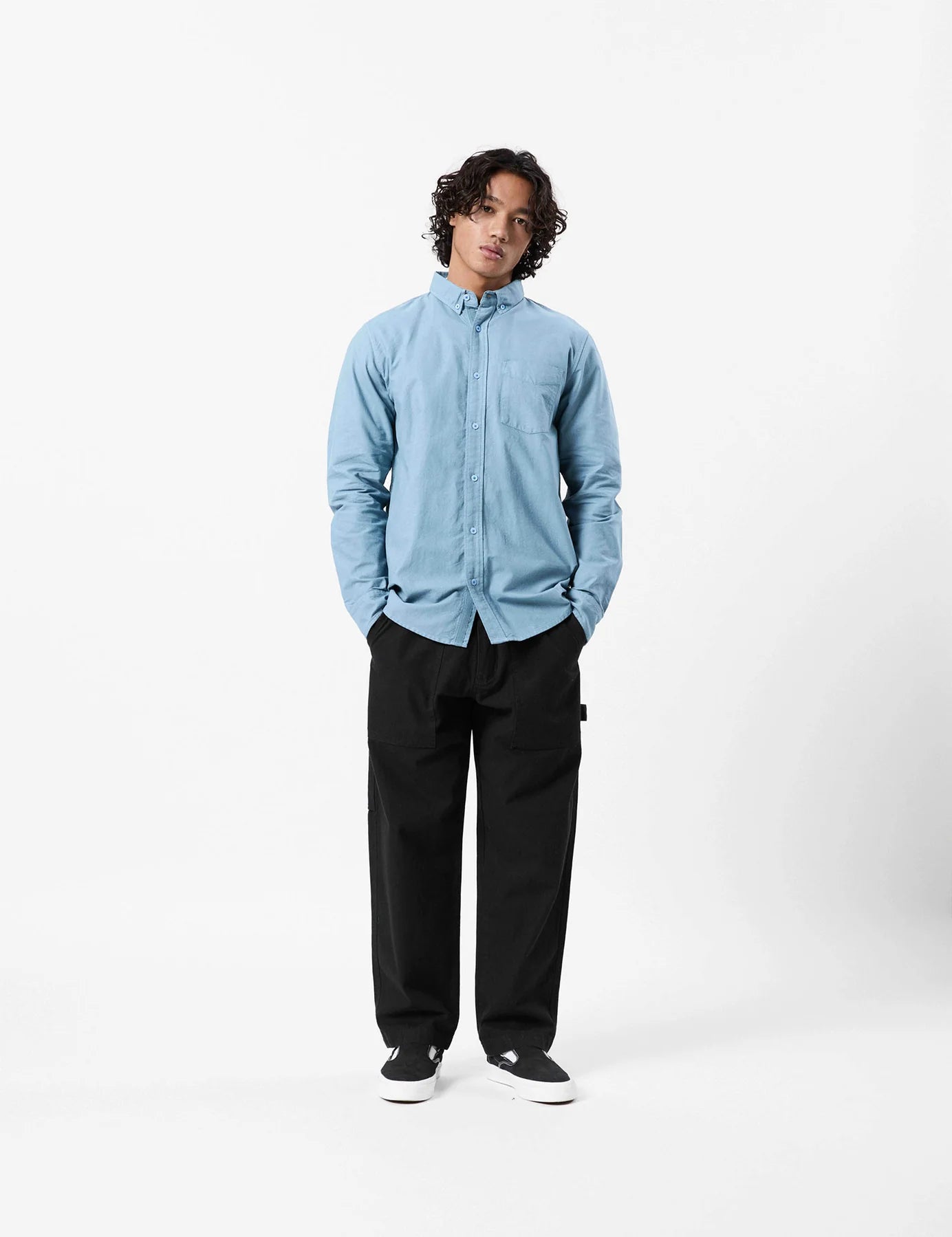 Oxford Long Sleeve Shirt | Sky Blue