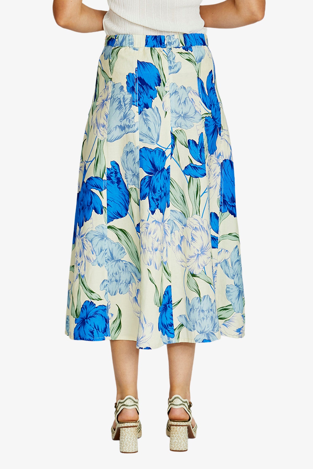 Panel Midi Skirt | Santorini