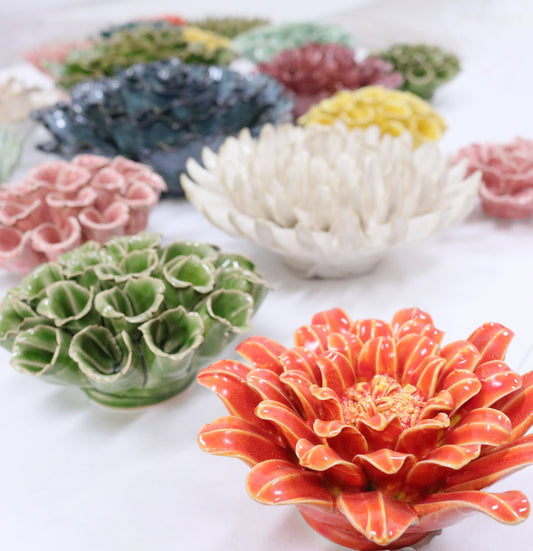 Ceramic Wall Flower | Dahlia