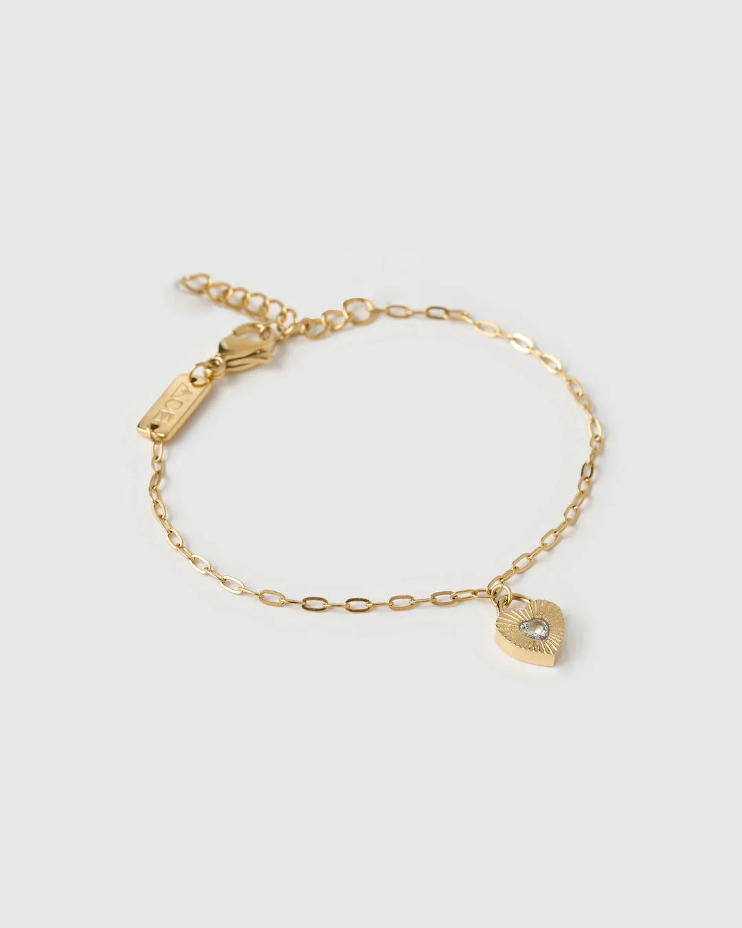 Ruby Heart Bracelet | Stone