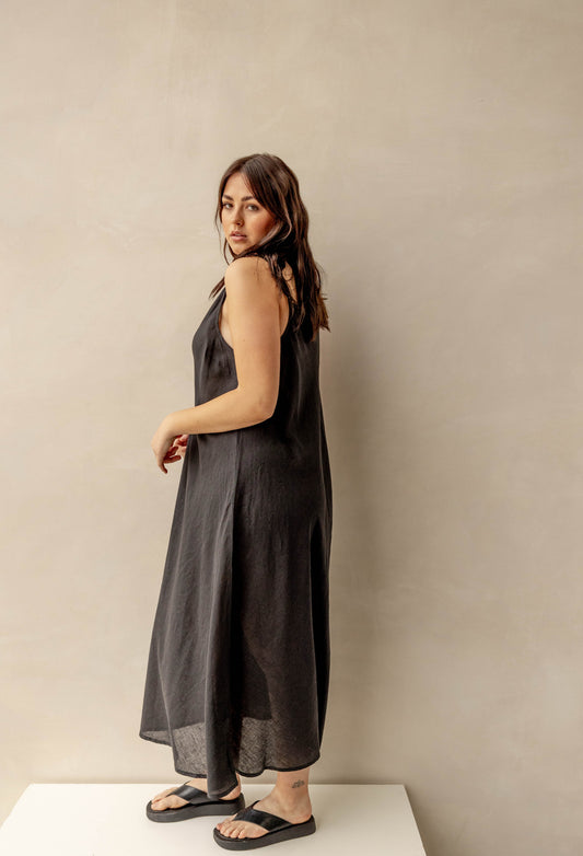 Sadie Slip Dress | Black