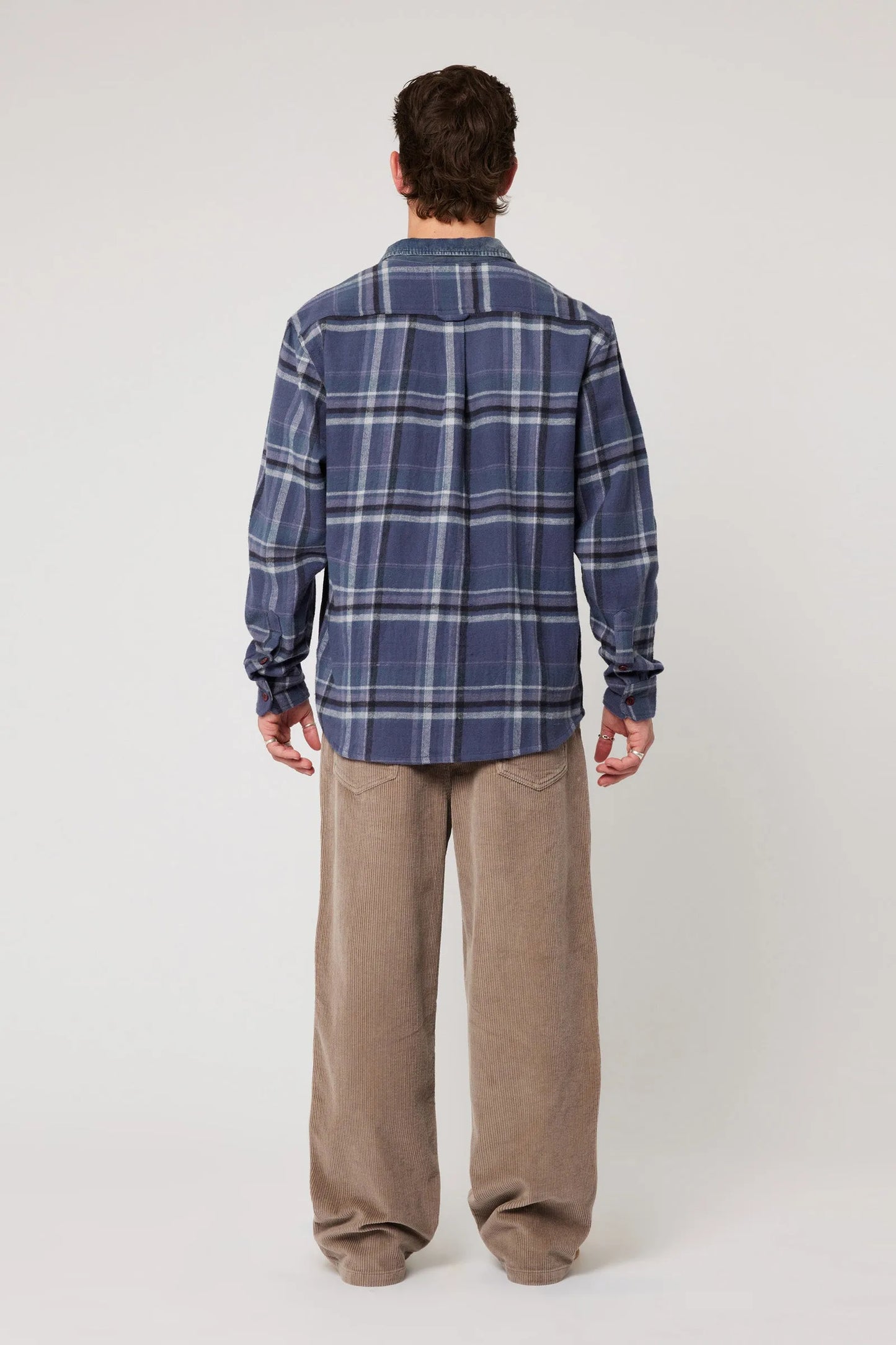 Trailer Check Shirt | Navy
