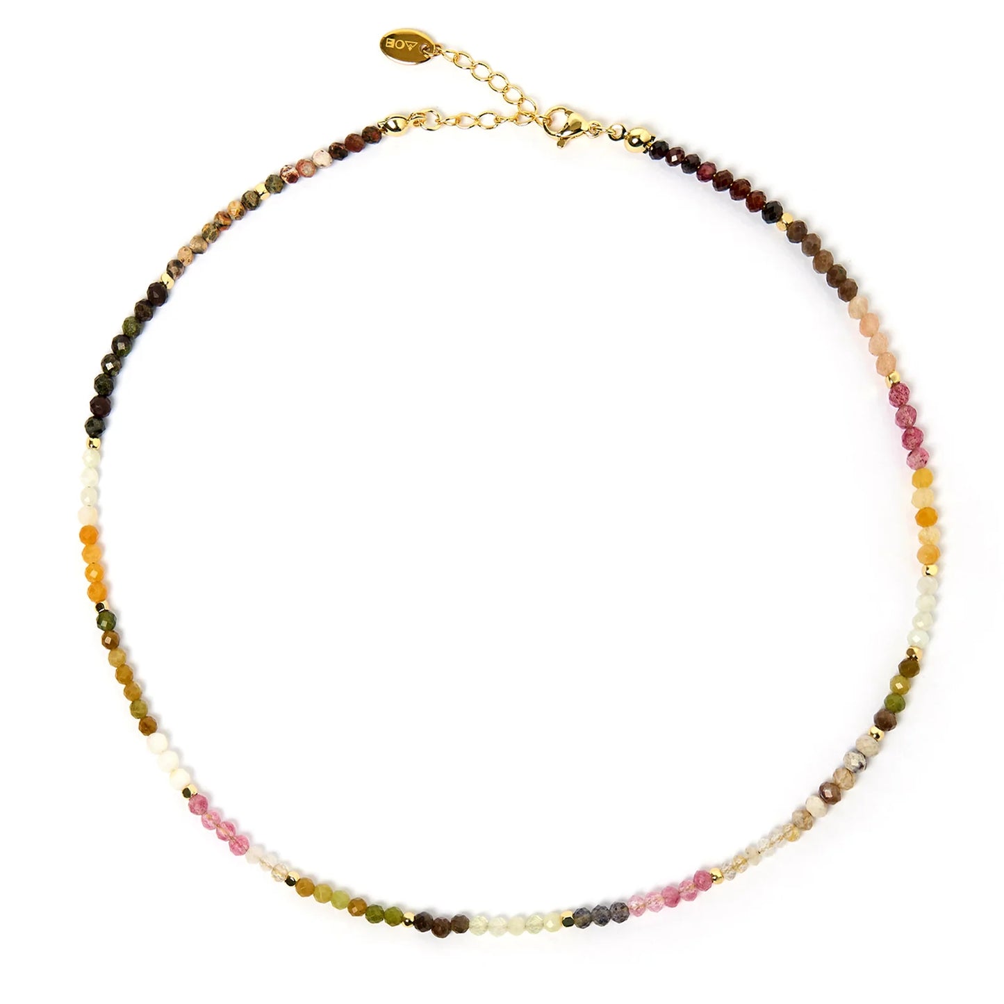 Saffron Gemstone Necklace
