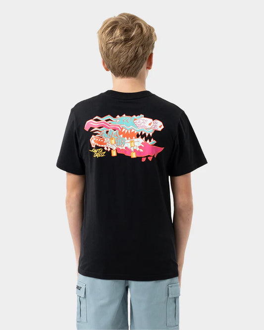Meek Scratched Slasher T-Shirt | Black