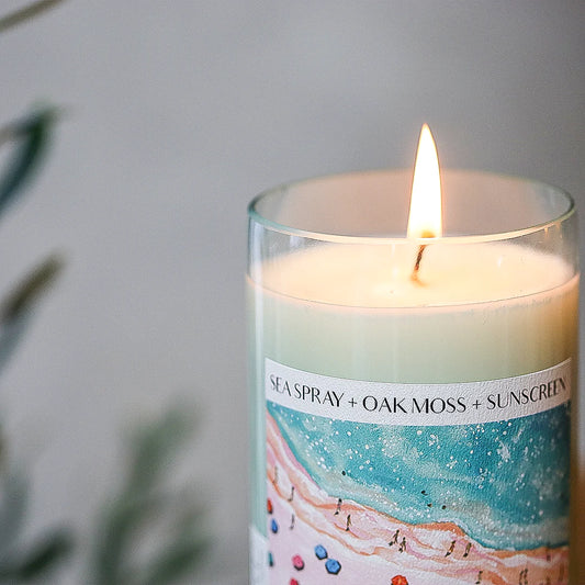 Unwined Candle Co | SEA SPRAY + OAK MOSS + SUNSCREEN