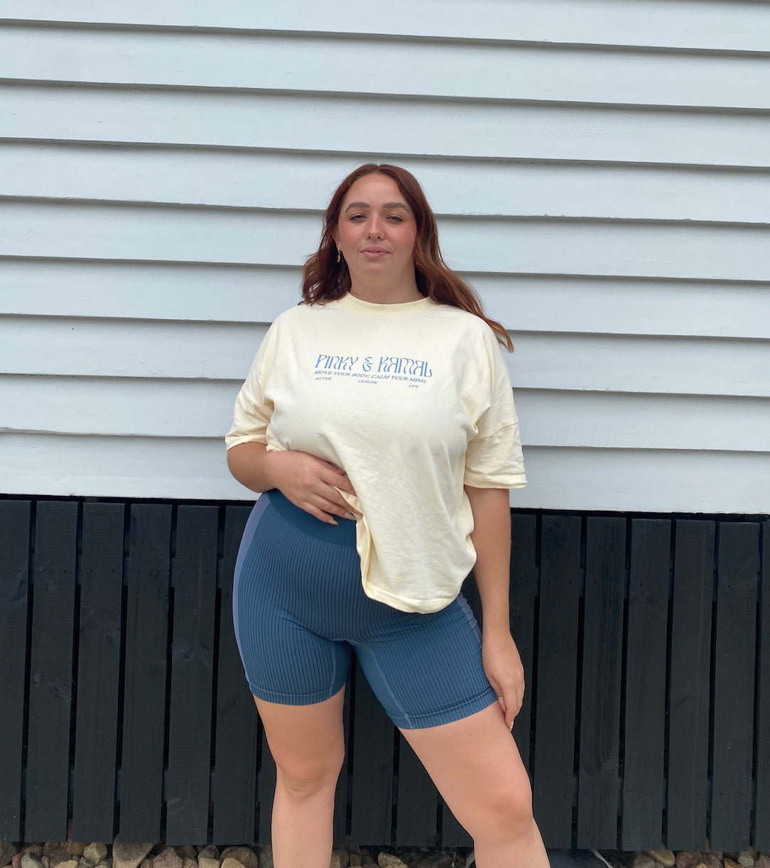 Pinky & Kamal Logo Tee | Cream
