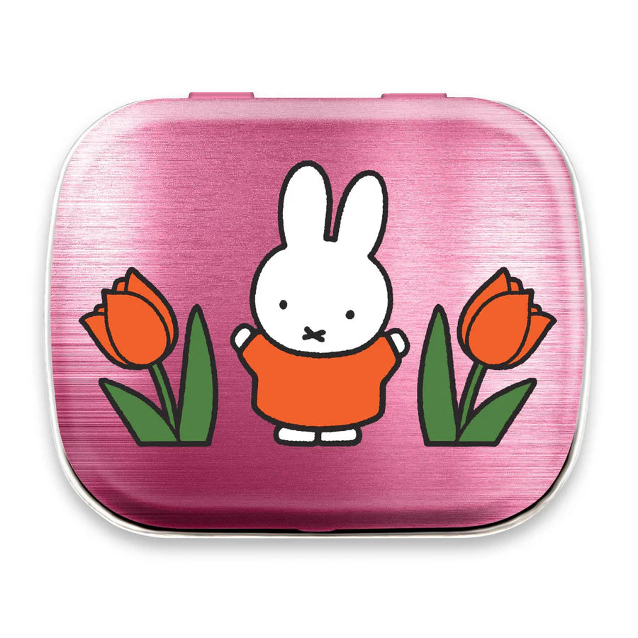 Mini Miffy Tin | Pink Tulips