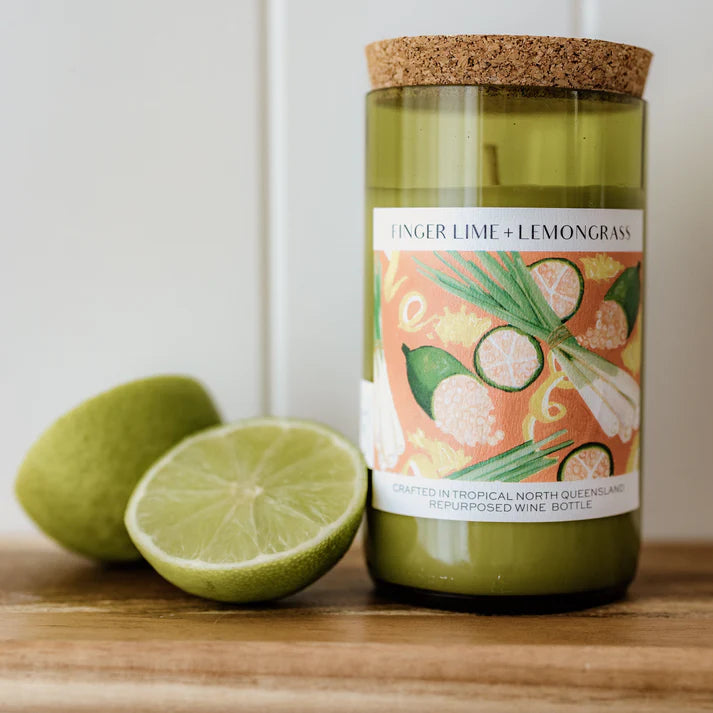 Unwined Candle Co | FINGER LIME + LEMONGRASS