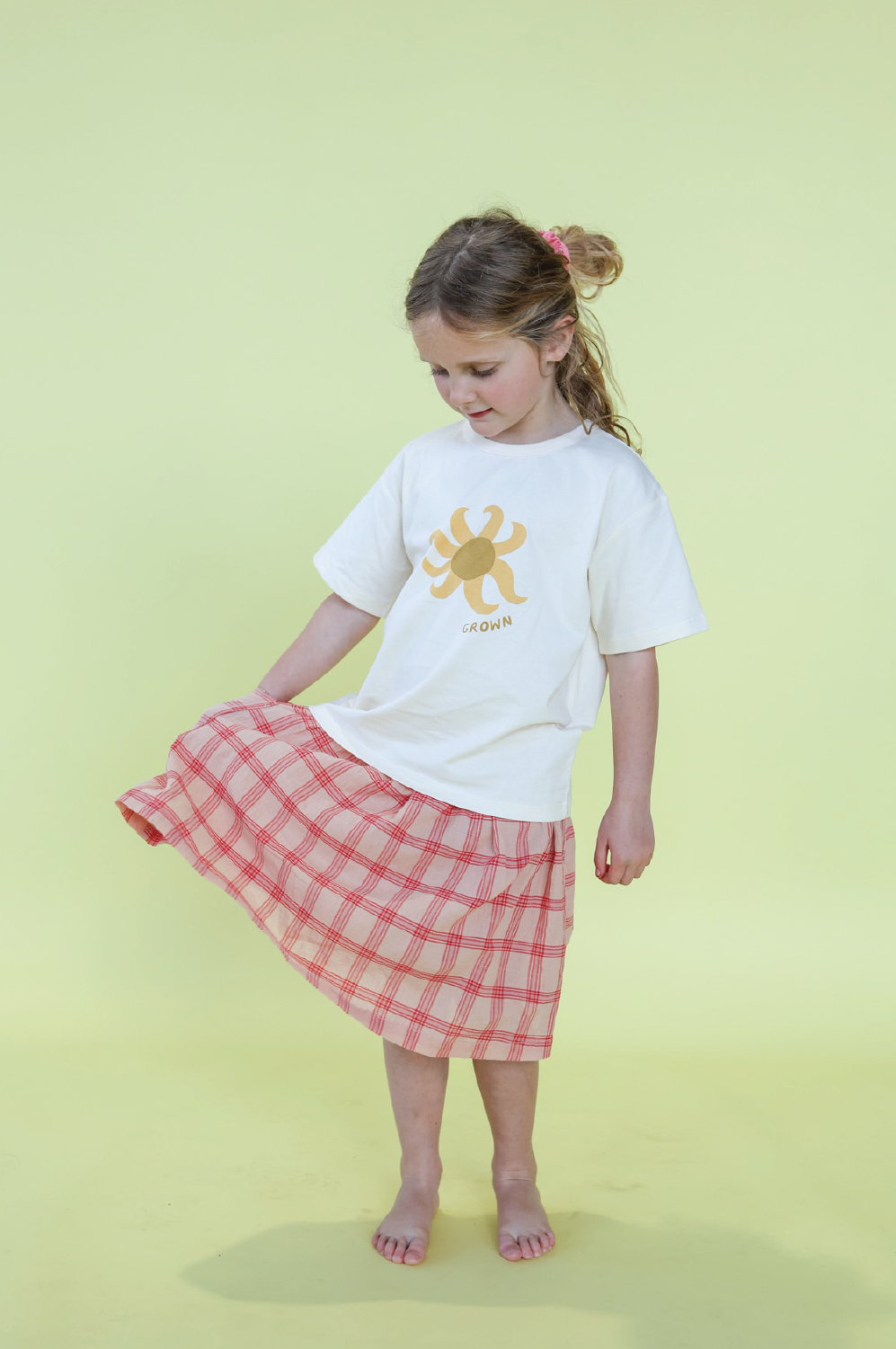 Organic Sunny Tee | Milk