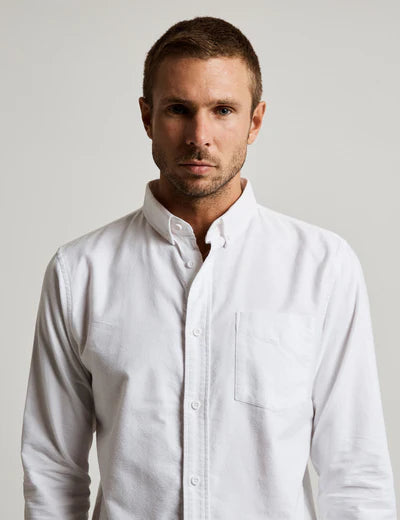 Oxford Long Sleeve Shirt | White