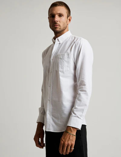 Oxford Long Sleeve Shirt | White