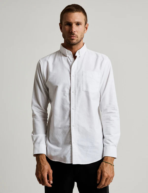 Oxford Long Sleeve Shirt | White