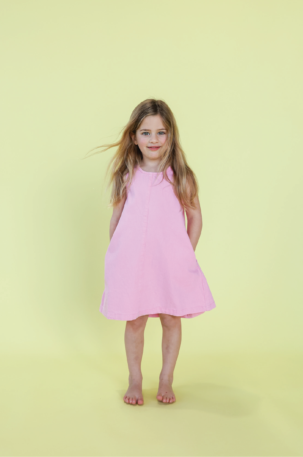 Organic Shift Denim Dress | Candy