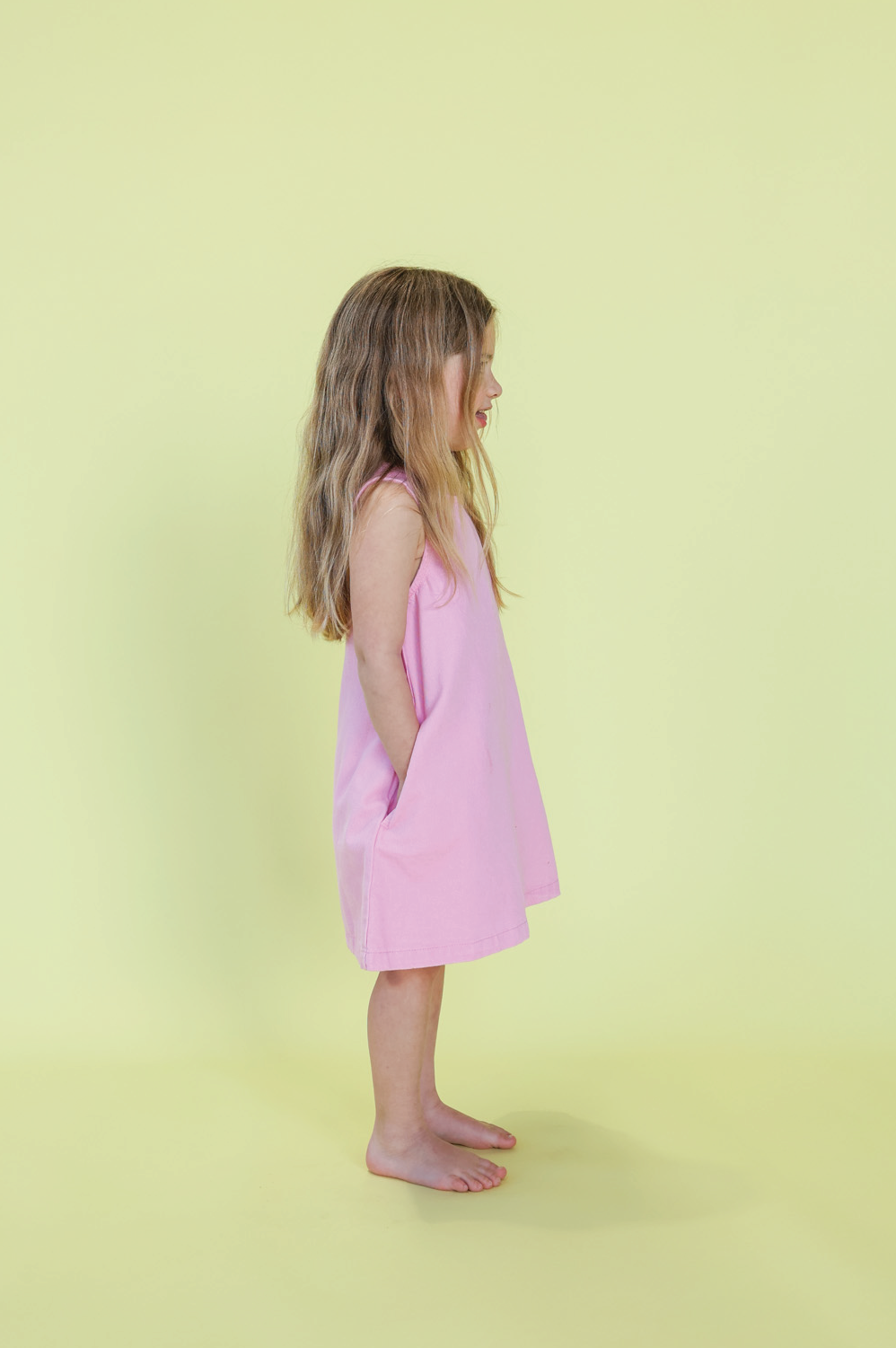Organic Shift Denim Dress | Candy