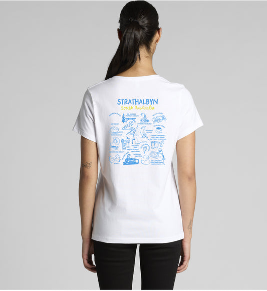 Strathalbyn Icons Tee | Women's V Neck